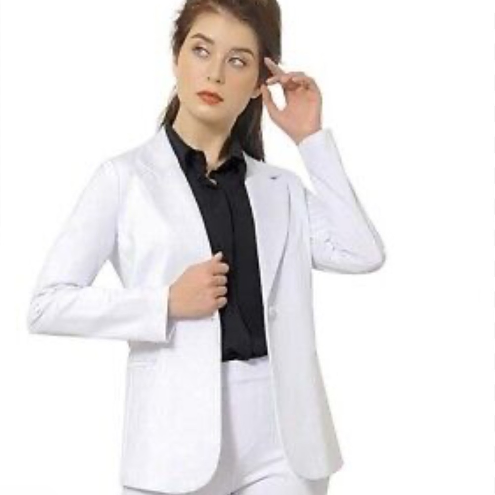 White Jacket‎ MARY CRAFT Blazer/Jacket Size 8